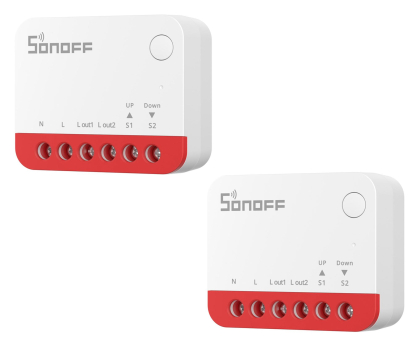 Inteligentny sterownik Sonoff Smart przełącznik rolet ZigBee MINI-ZBRBS (2pak)